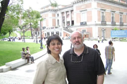 Drs. Vallejos and Silva in Madrid