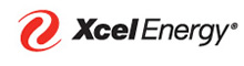 Xcel Energy logo and hyperlink to site