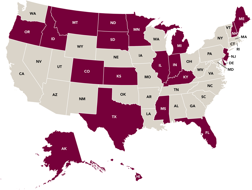 Tax Exemption Map