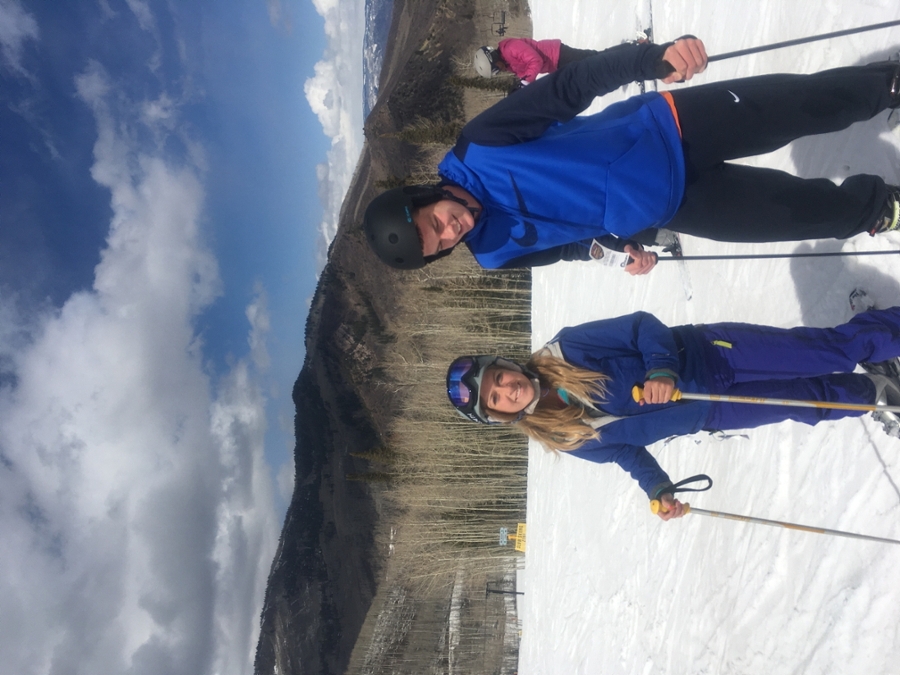 Skiing with my brother at Powderhorn on the Grand Mesa