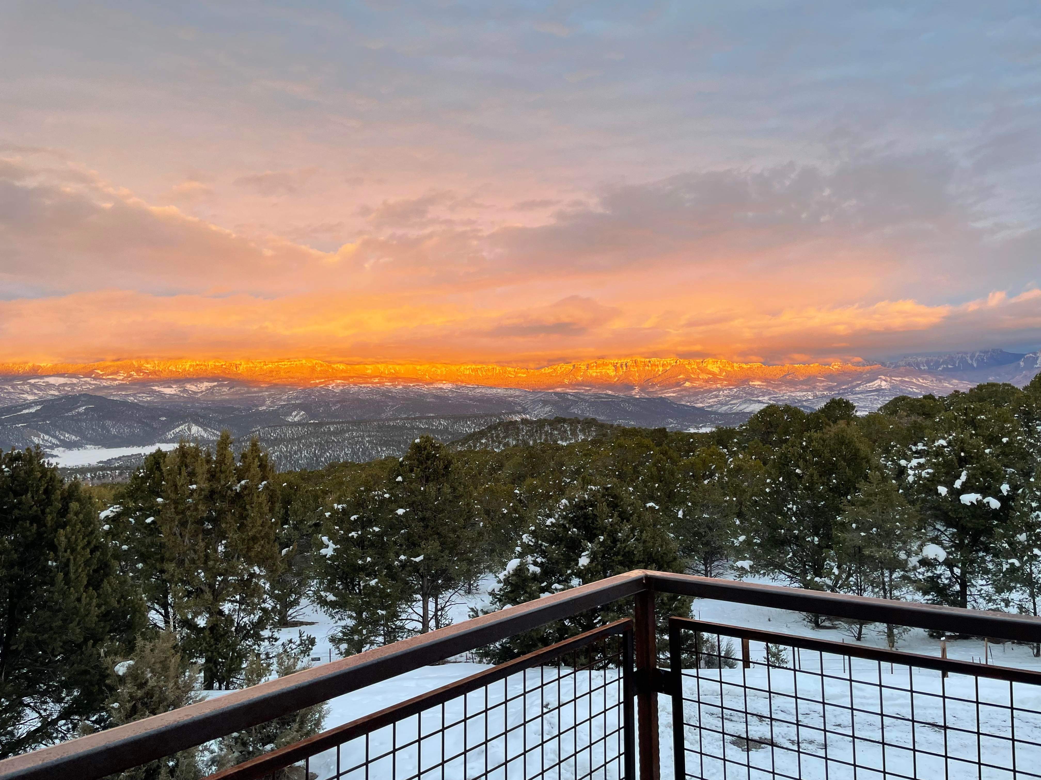 You can't beat the sunsets in western Colorado!