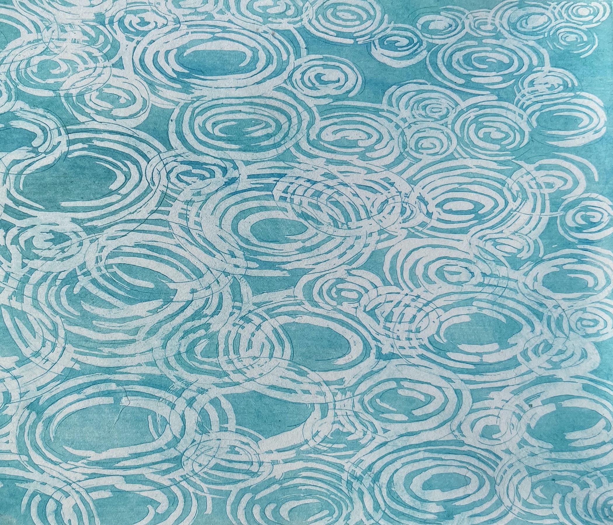 close up of print