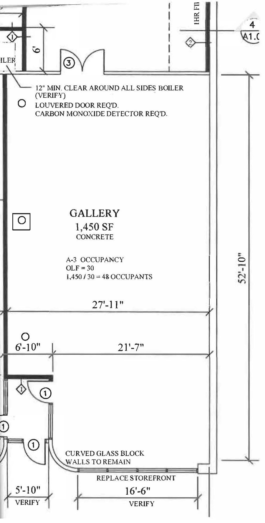 Image of 437CO Art Gallery Blue Prints 