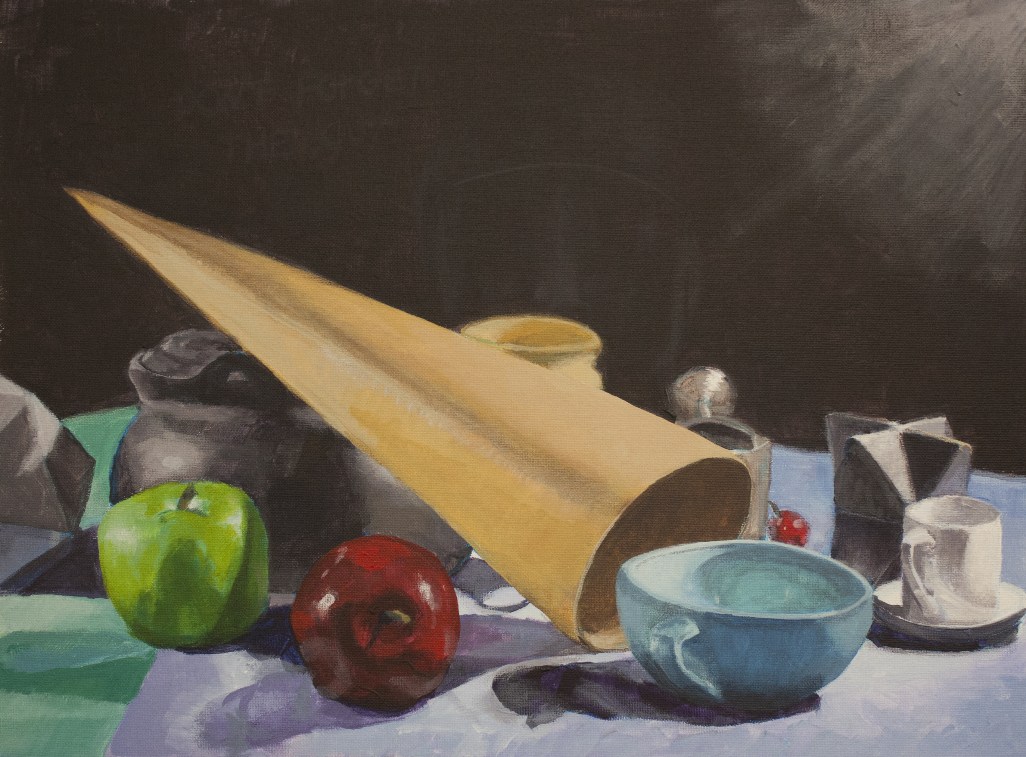 Still Life in Painting I by Sam. 