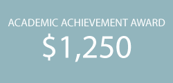 Academic Achievement Award is $1,250