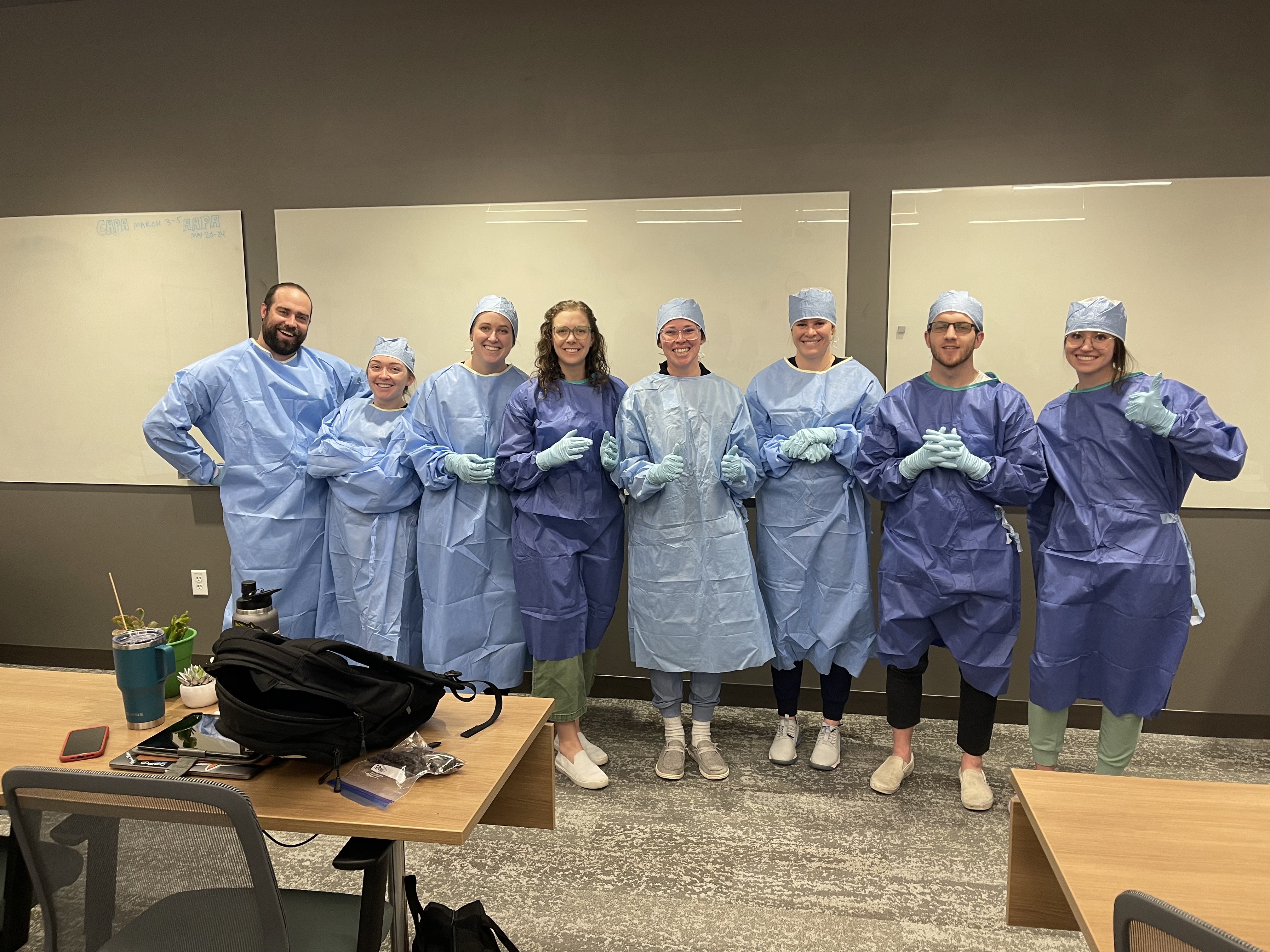 Didactic Students Scrub Training 