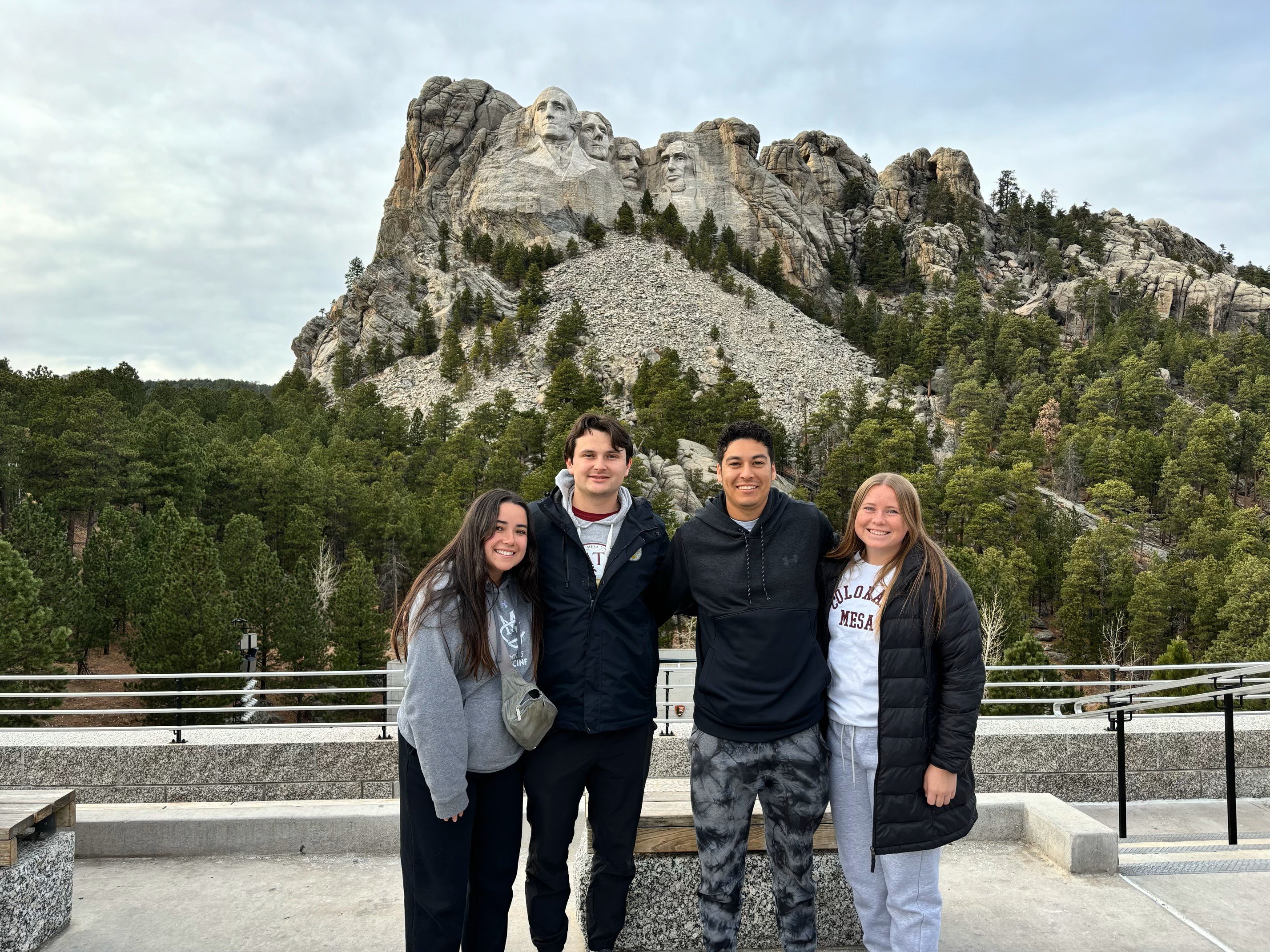 Football road trip and visit to Mt. Rushmore