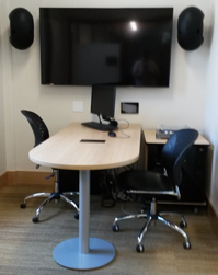 Picture of the Viewing and Listening Rooms.
