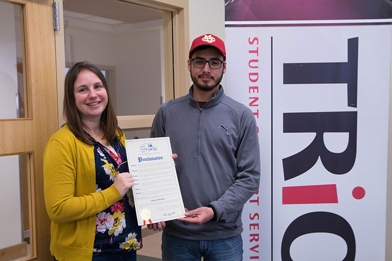 CMU Trio Student Support Services honored on National Trio Day