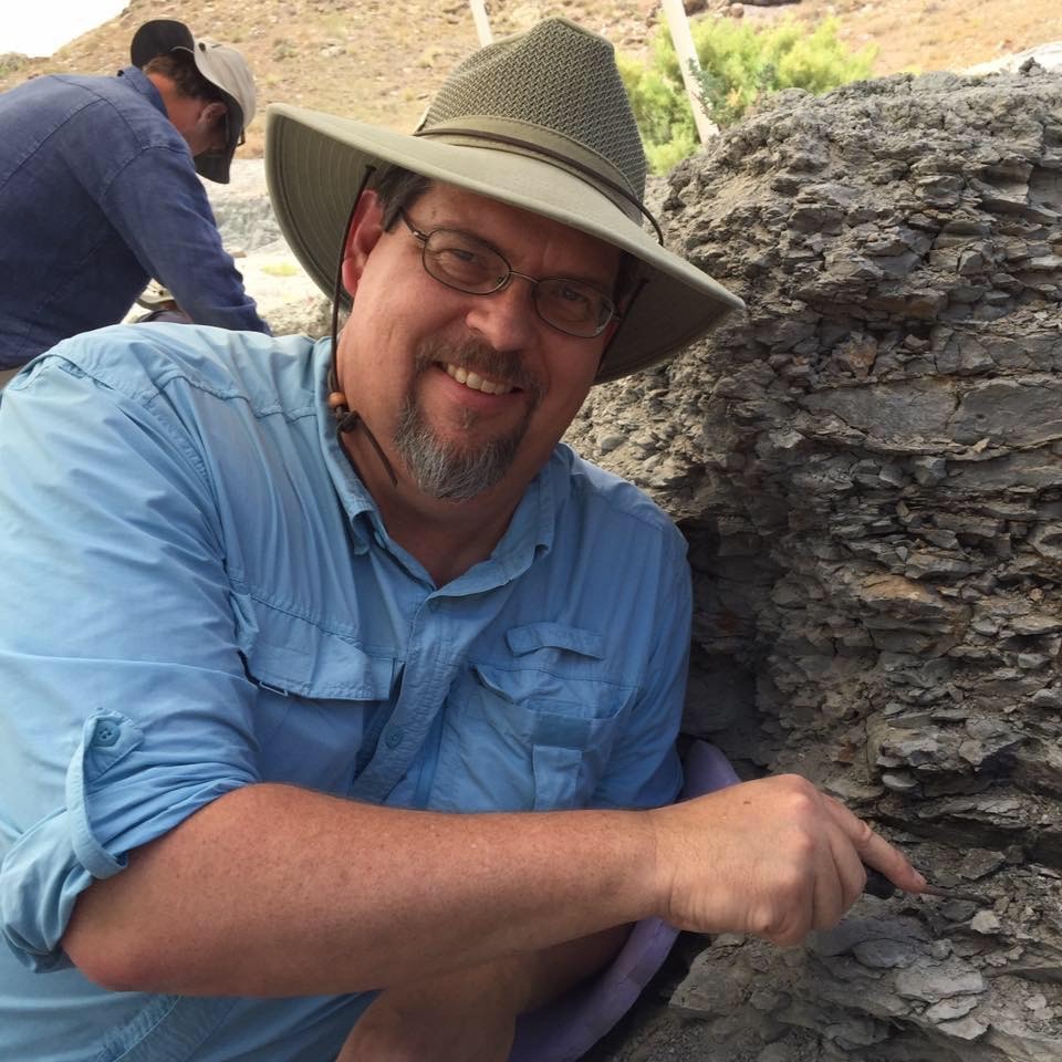 Rick Adleman at a quarry.