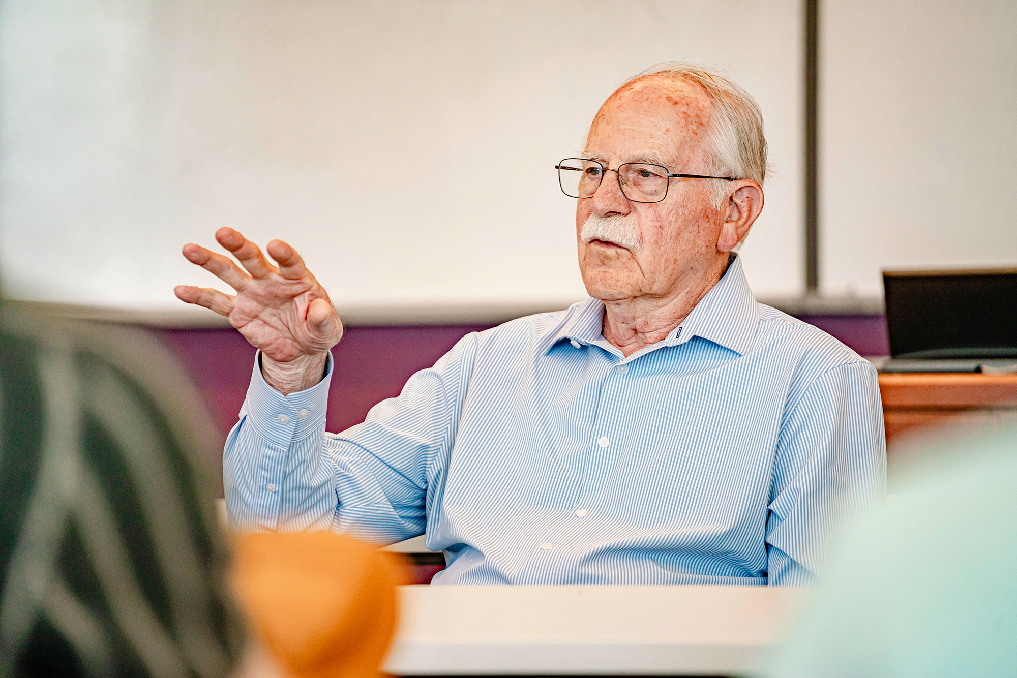 Inventor of 3D Printing Chuck Hull Visits CMU Campus