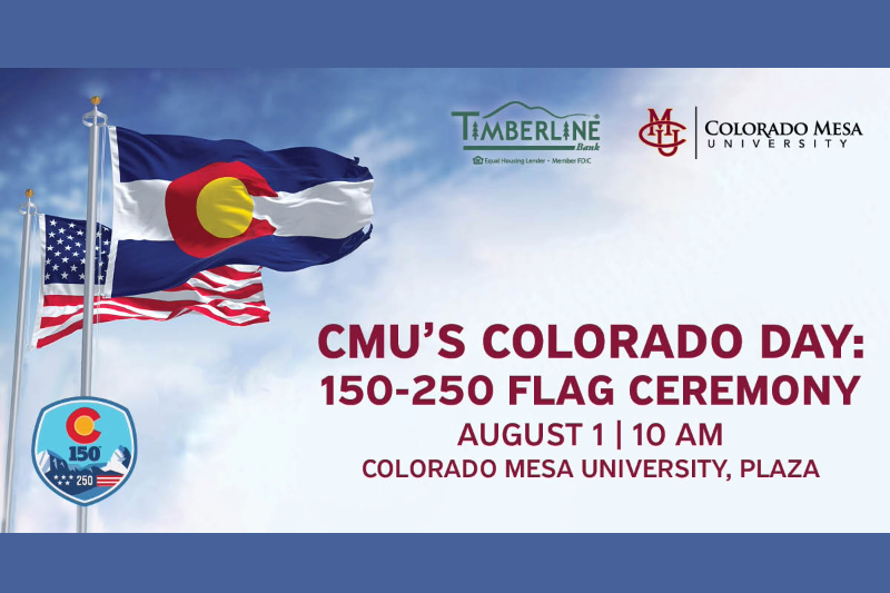 CMU Celebrates Colorado Day with America 250-Colorado 150 Flag Ceremony