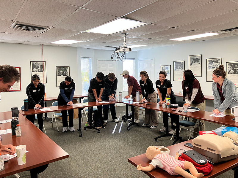 CMU Nursing Students Take Lifesaving Skills Into the Community