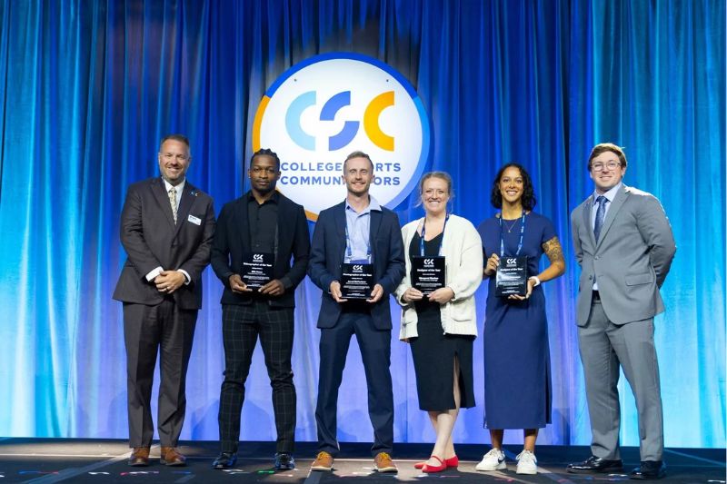 CMU Athletics' Director of Creative Media Wins National Award