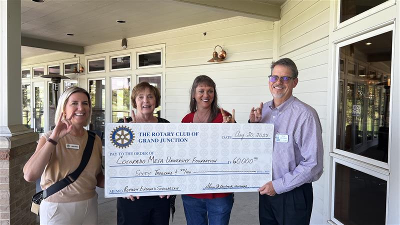 Rotary Club of Grand Junction Invests $60,000 in CMU Century Scholarship 