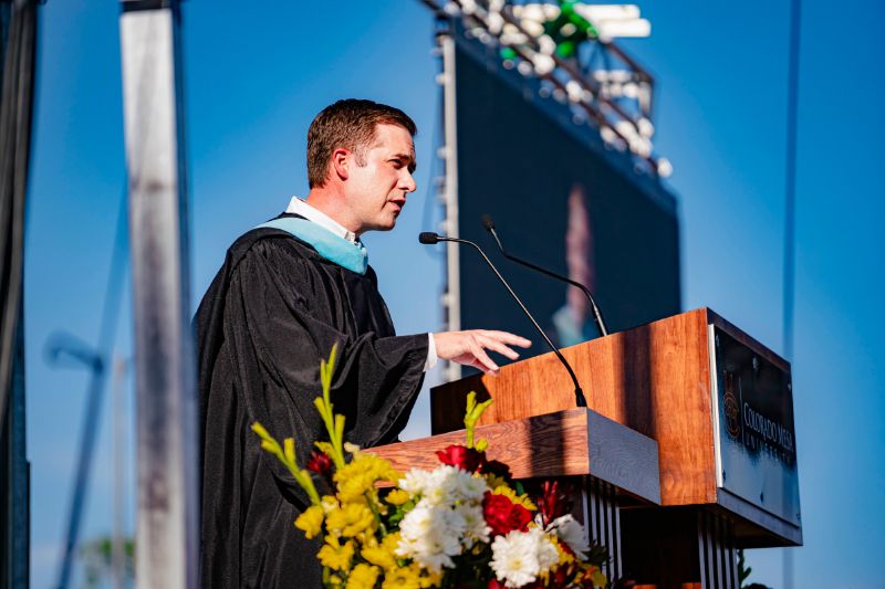 “Trust the Tenacity”: Kyle Clark Inspires CMU’s Class of 2026