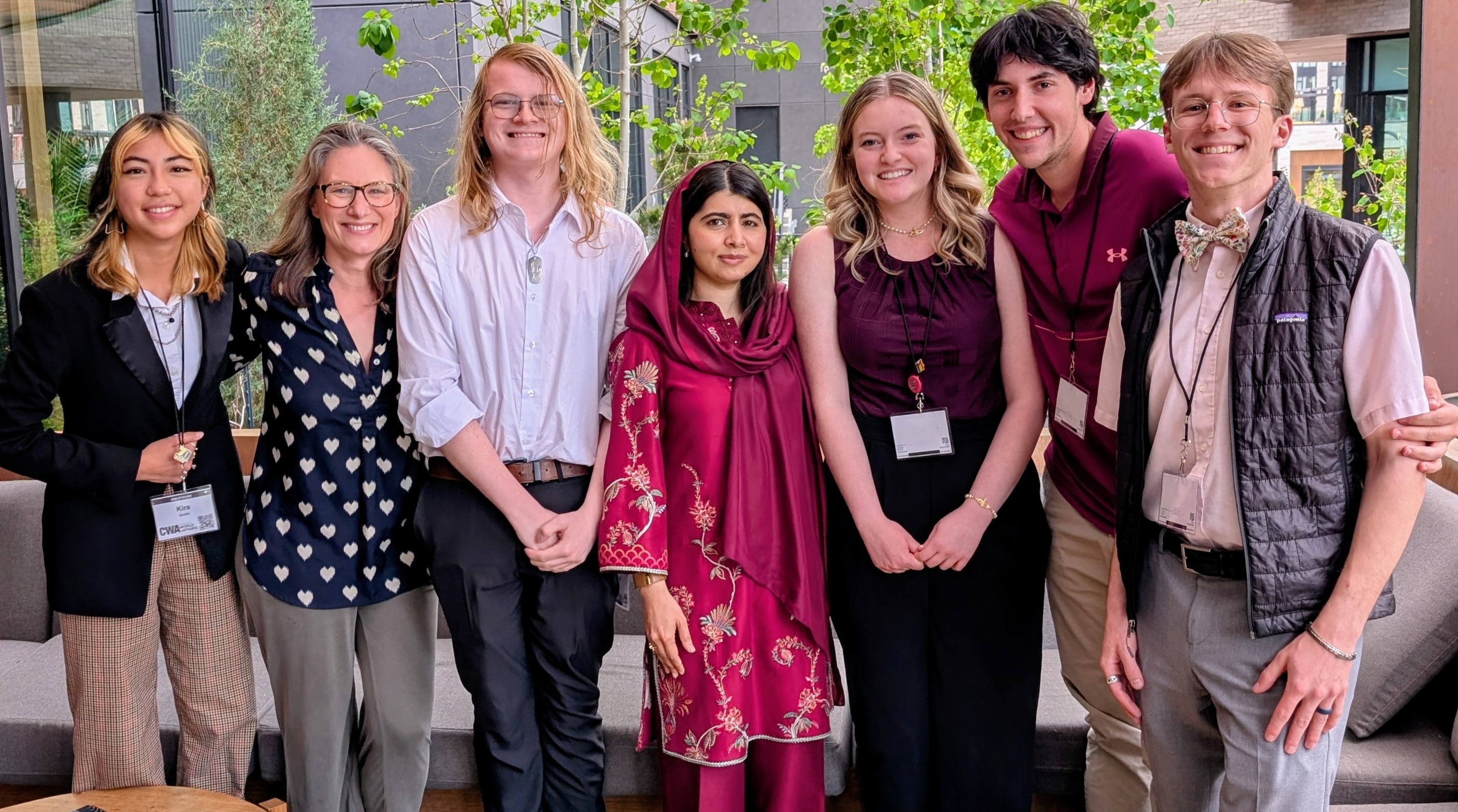 CMU Political Science Students Meet Global Leaders at Conference on World Affairs 
