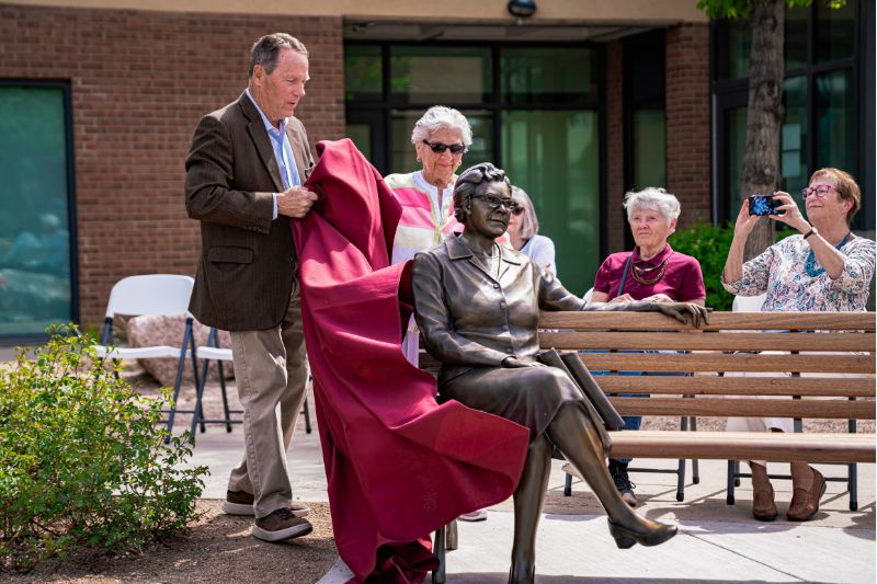 Remembering Mary Rait: CMU Unveils New Statue and Leadership Award