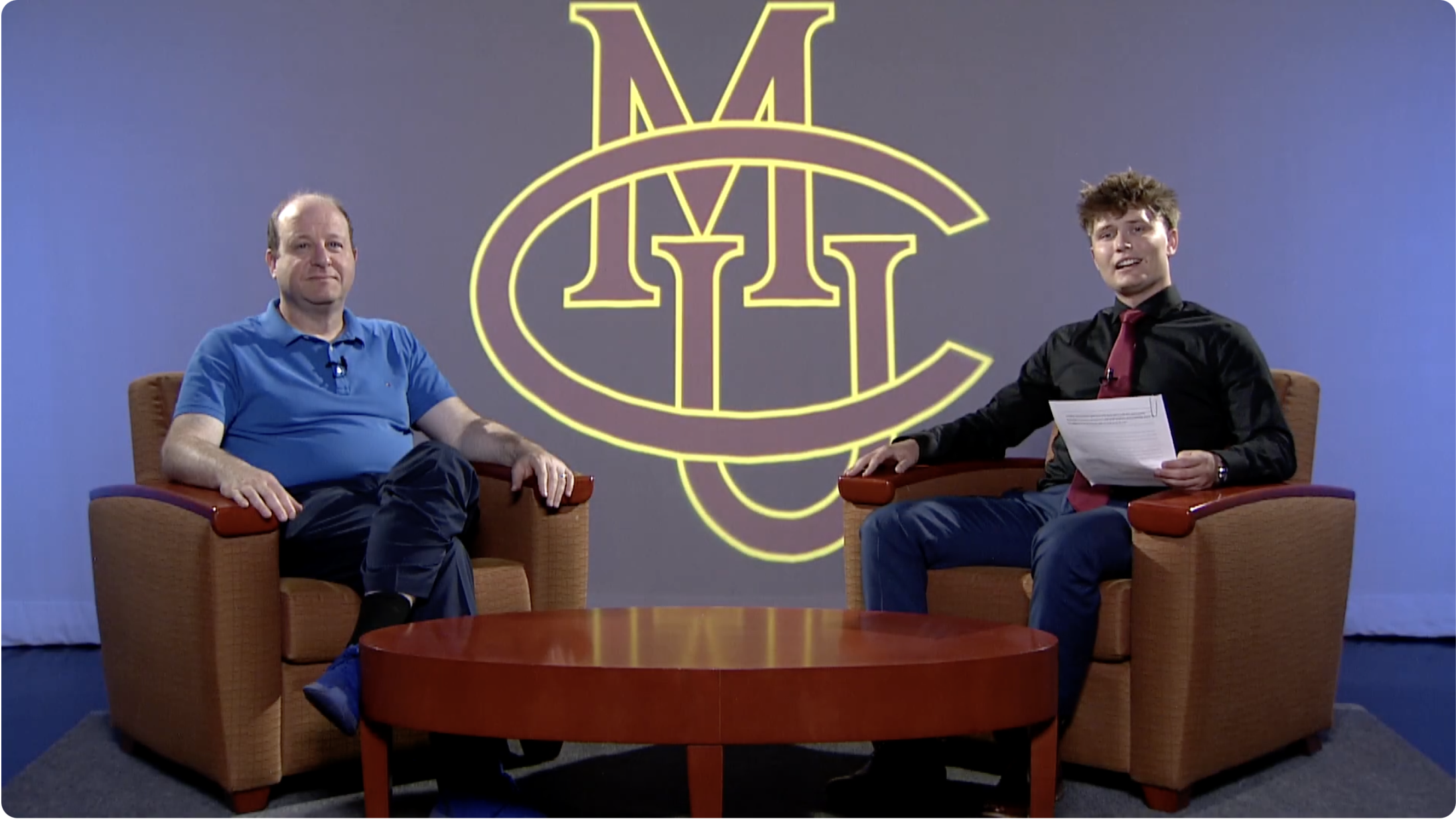 Colorado Gov. Jared Polis Visits CMU’s Mass Communication Program During Western Slope Trip