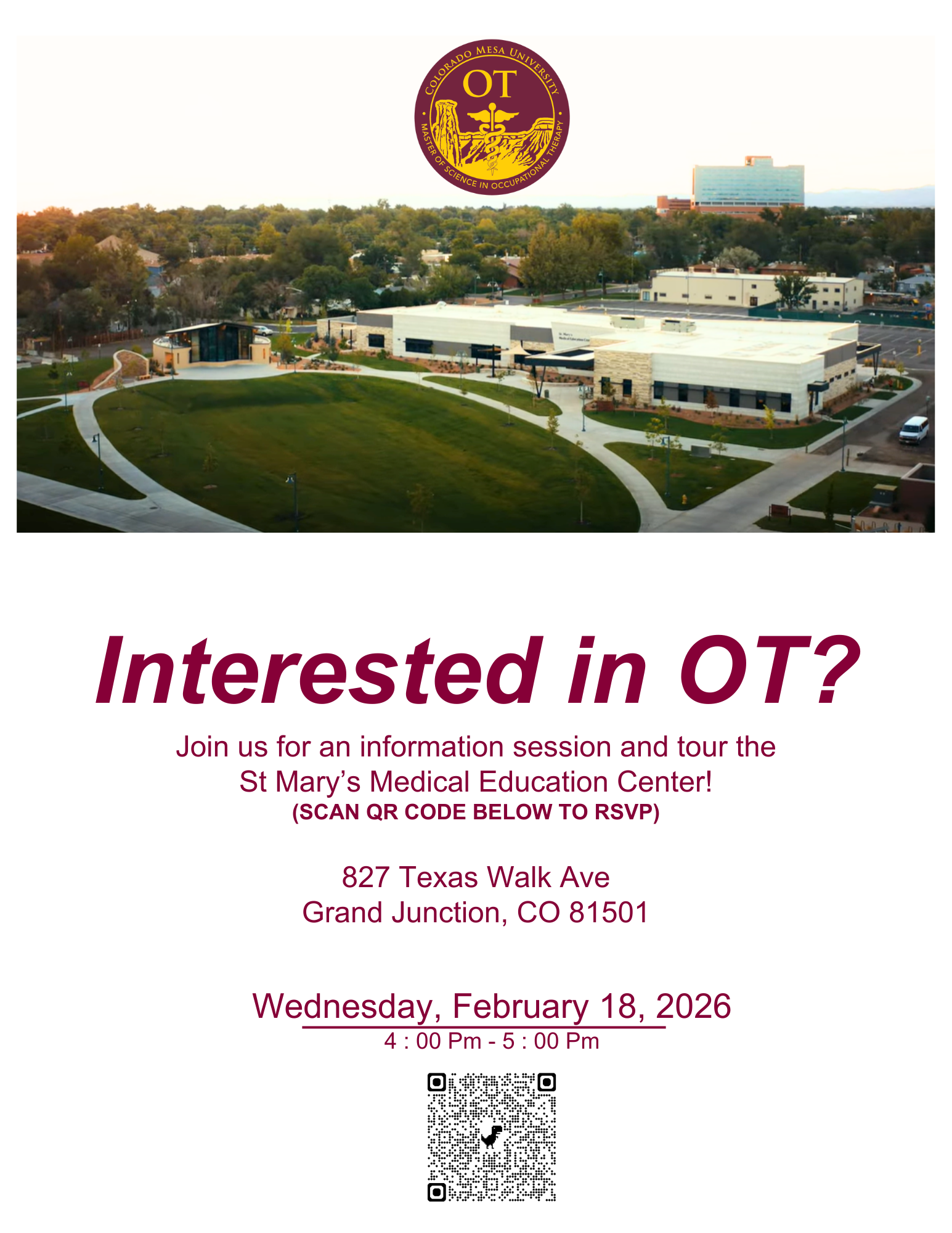 In Person Info Session