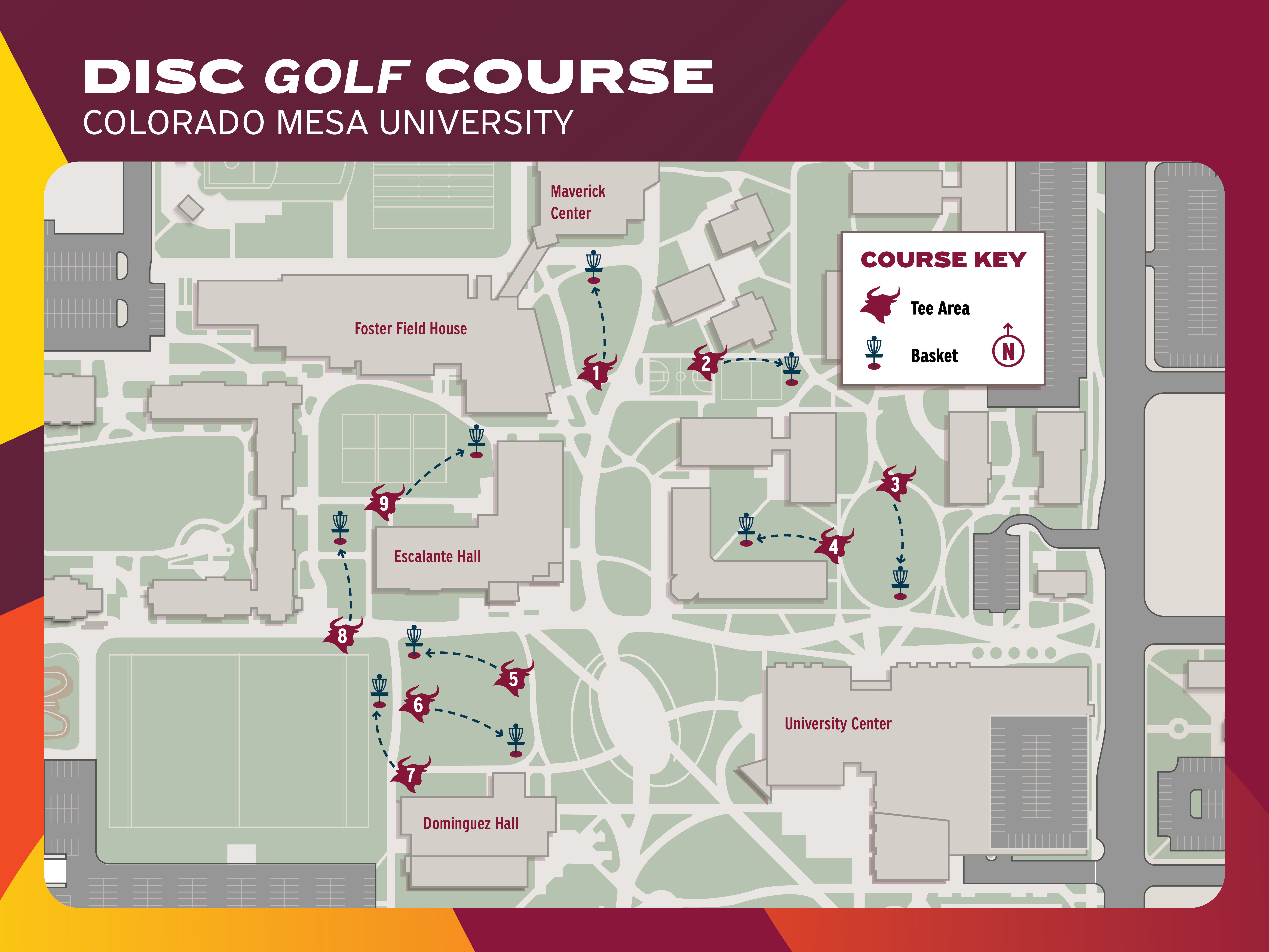 Disc Golf Course Map