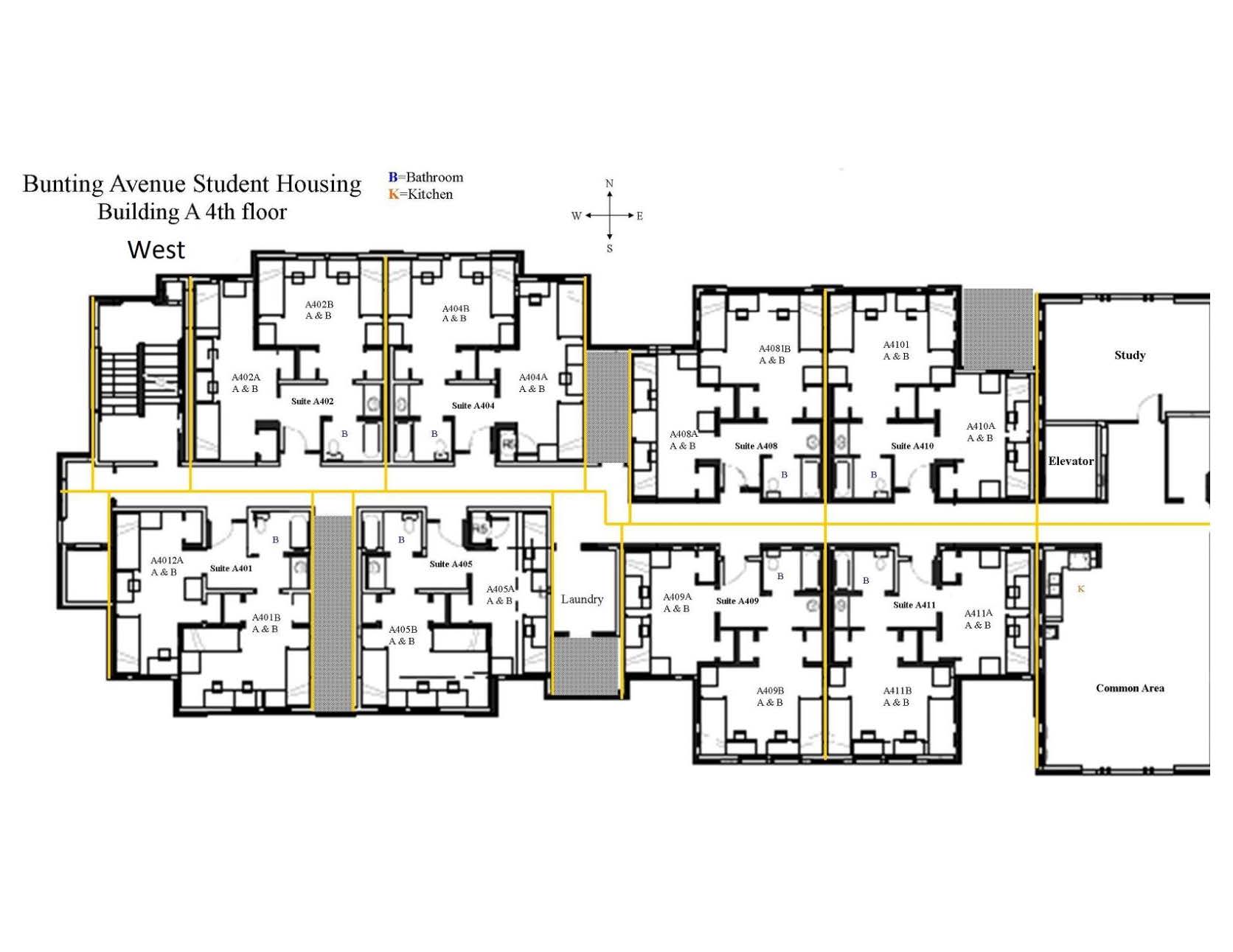 Bunting Fourth Floor West