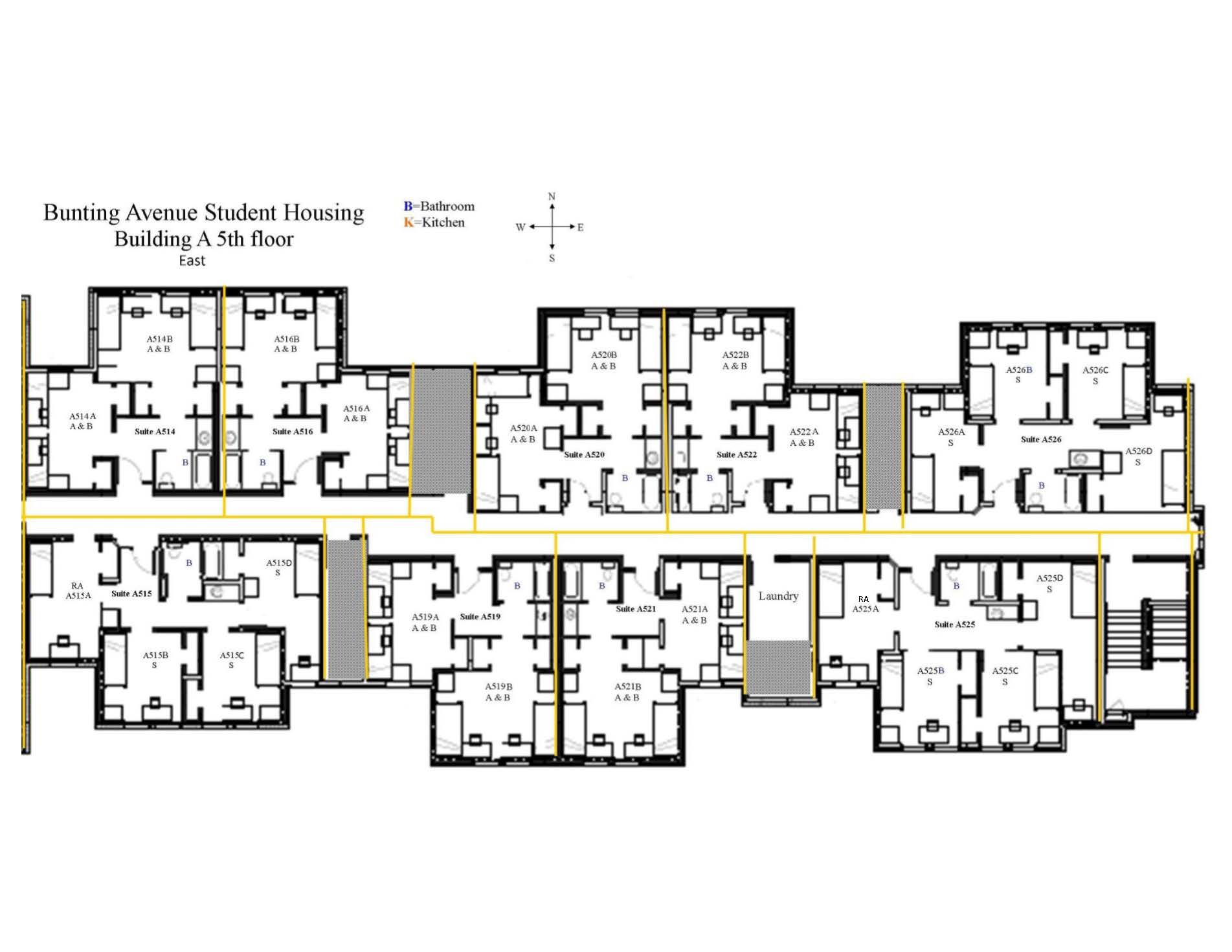 Bunting Fifth Floor East
