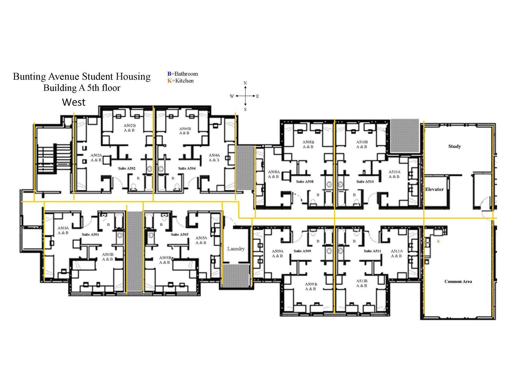 Bunting Fifth Floor West