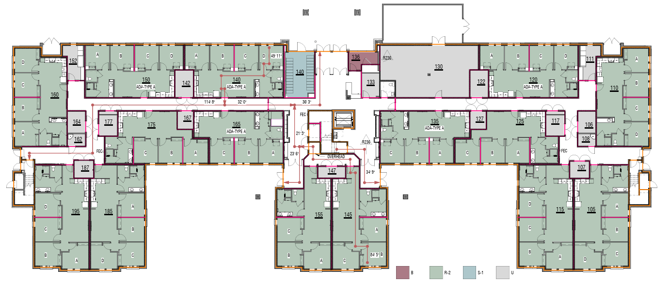 Centennial Apartments 1st Floor