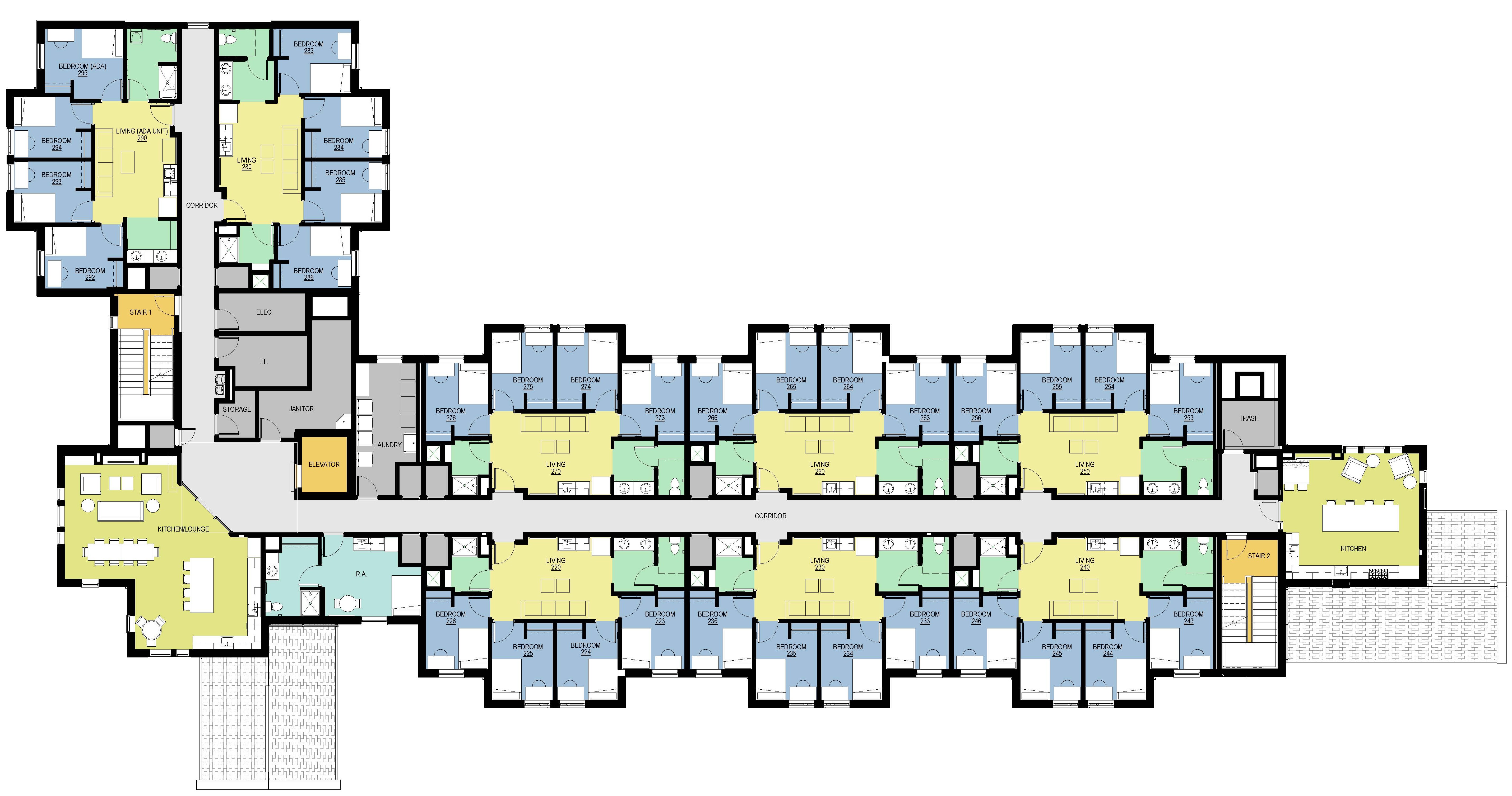 Aspen Apartments Second Floor