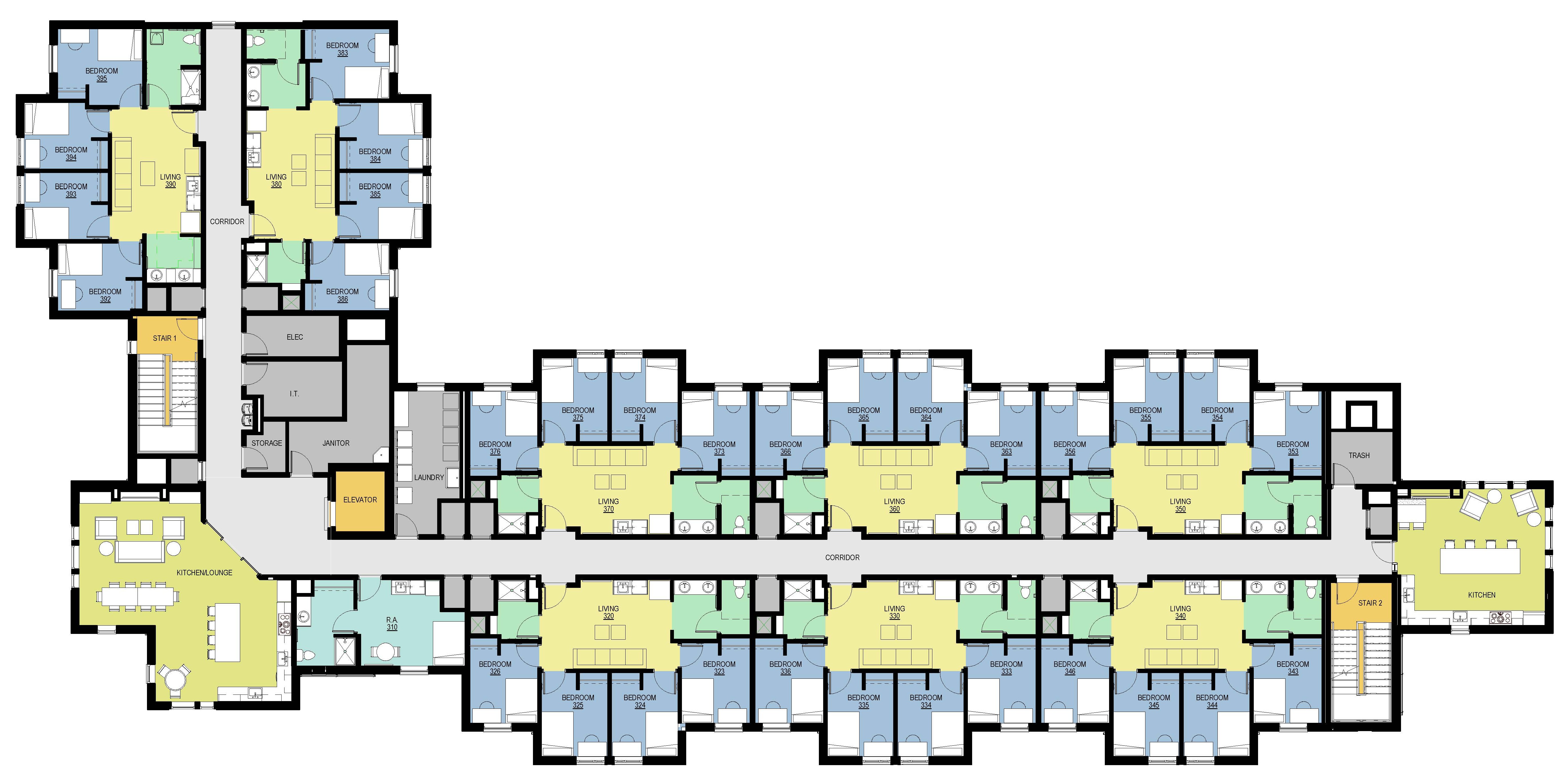 Aspen Apartments Third Floor