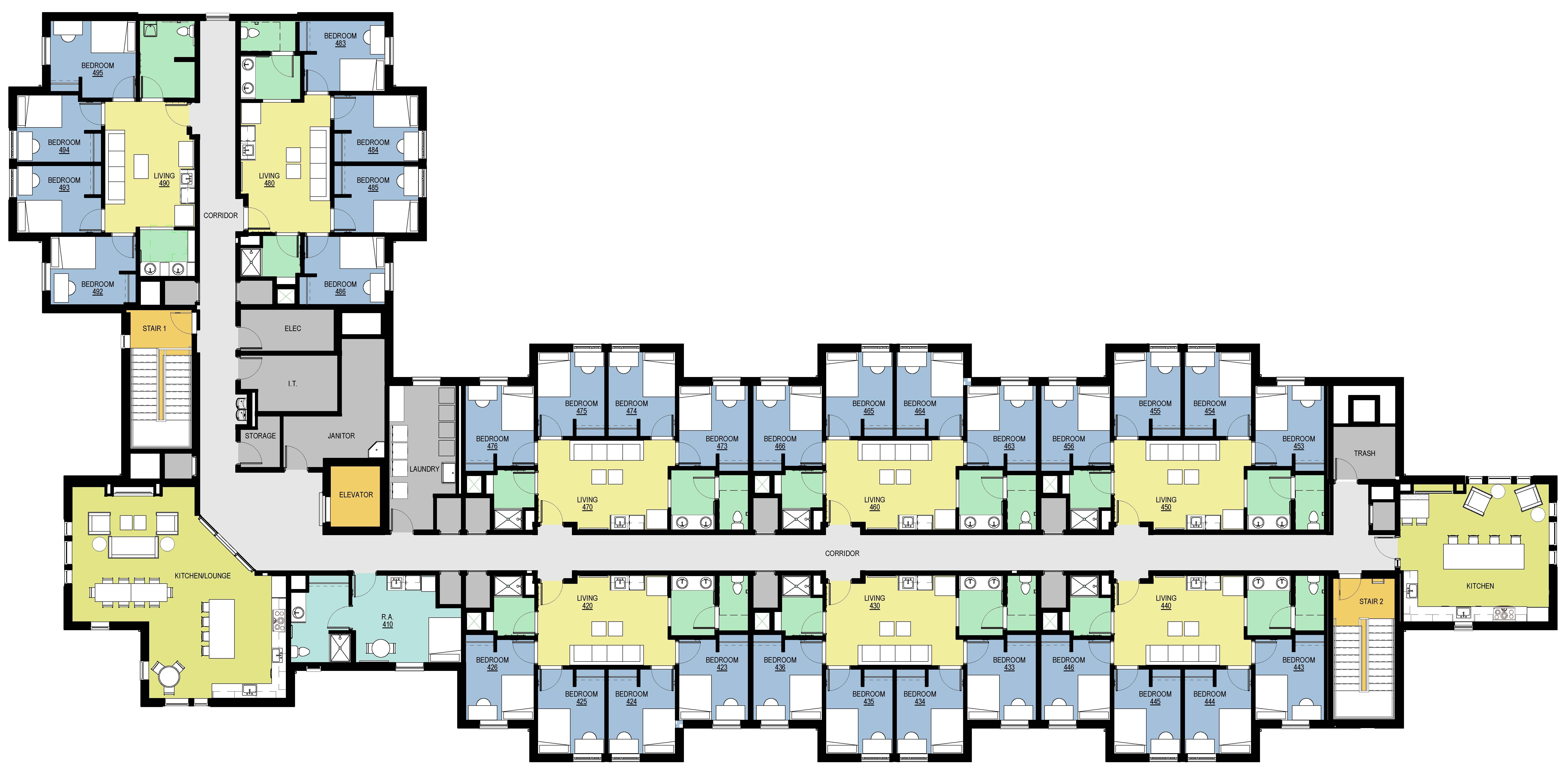 Aspen Apartments Fourth Floor