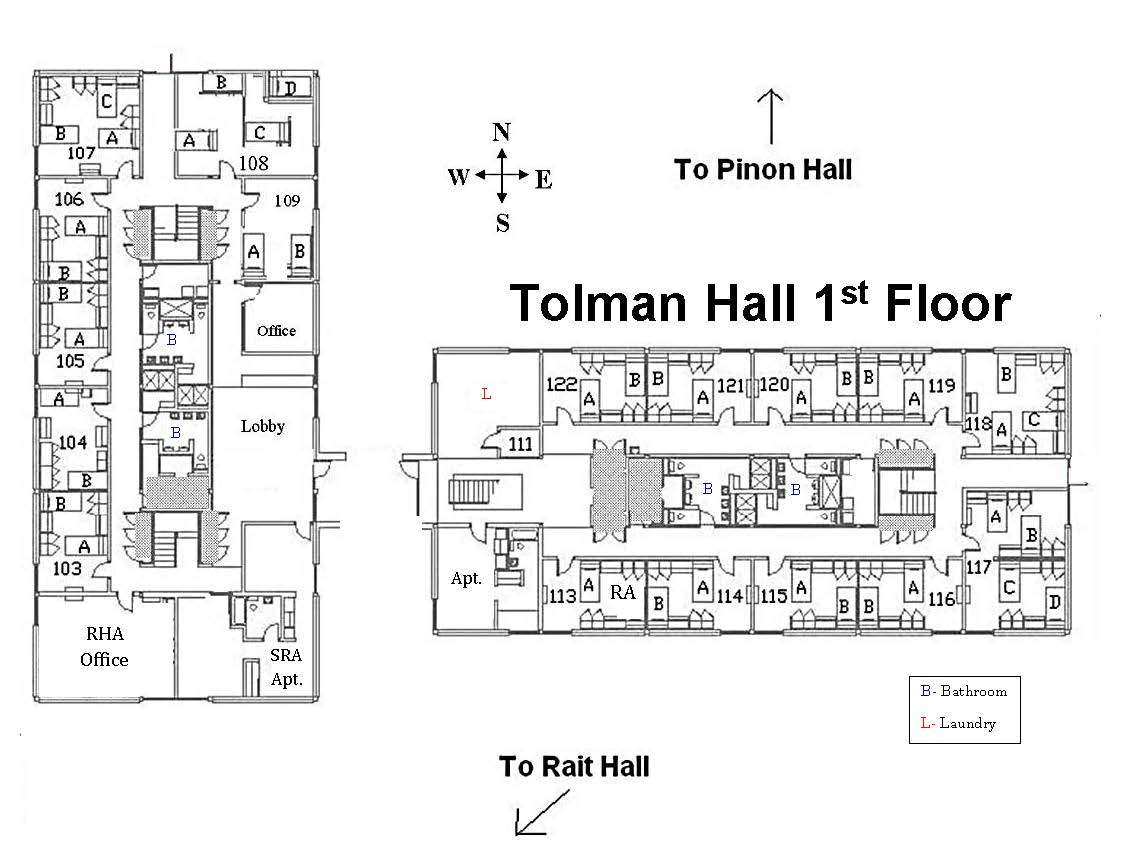 Tolman First Floor
