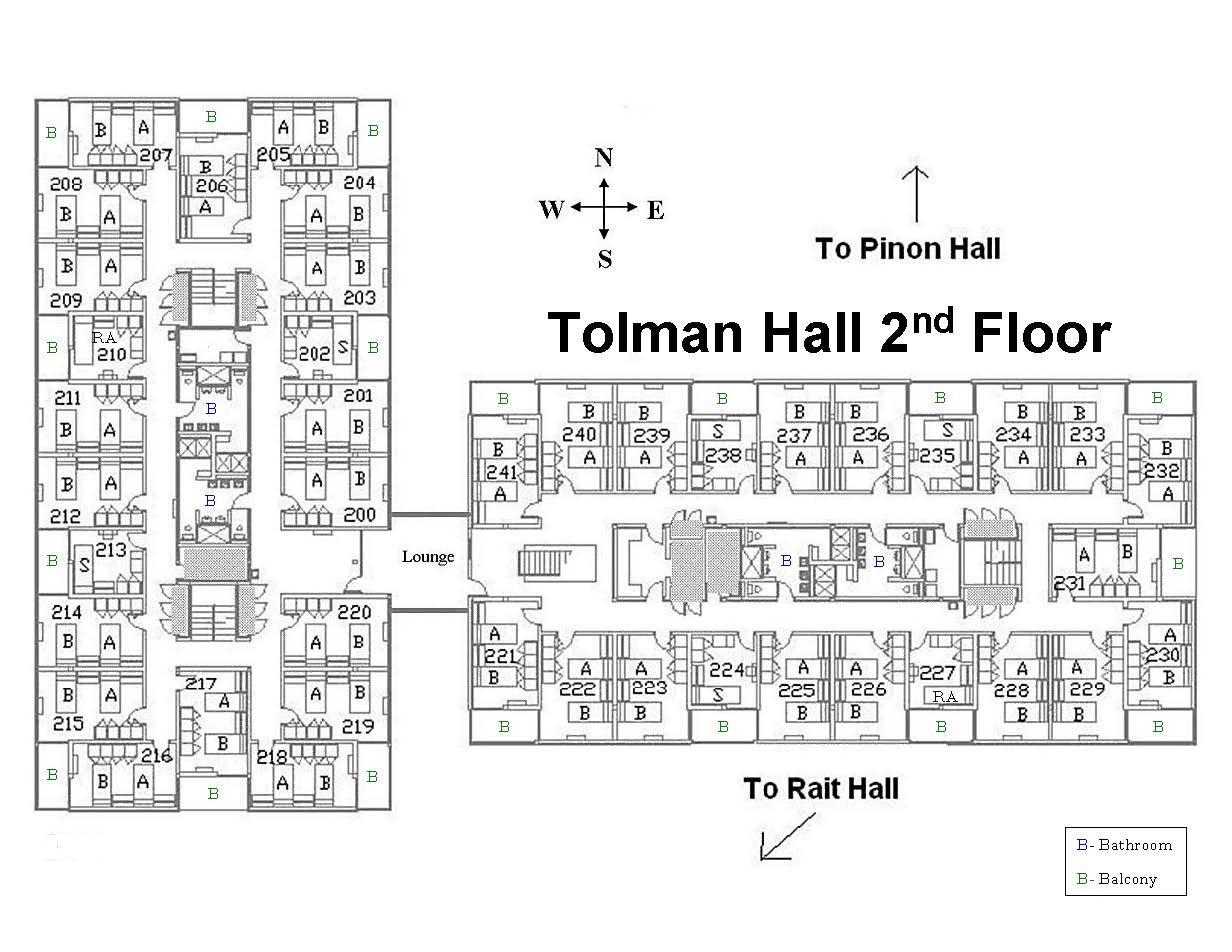 Tolman Second Floor