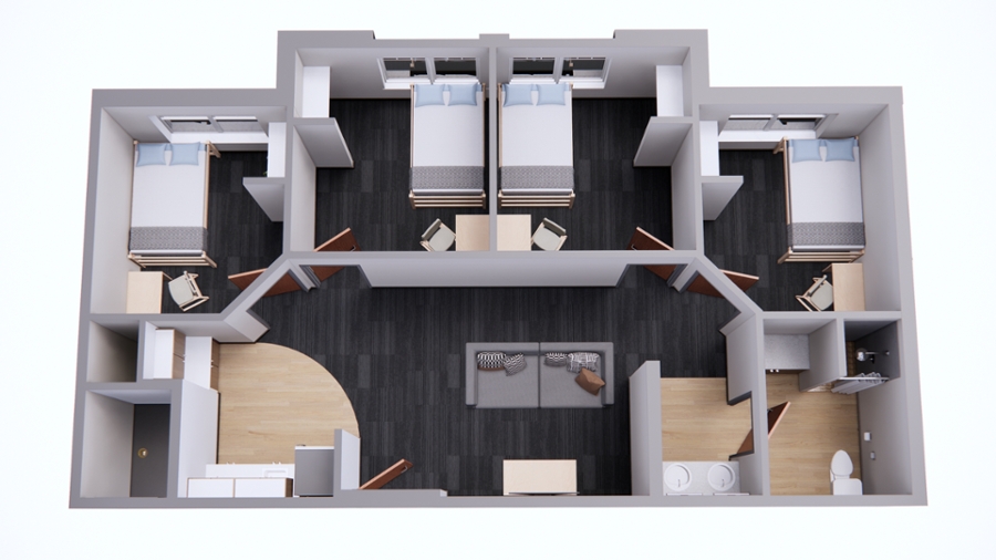 Four bedroom apartment