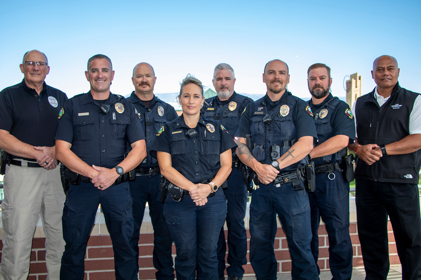 CMU police department group photo