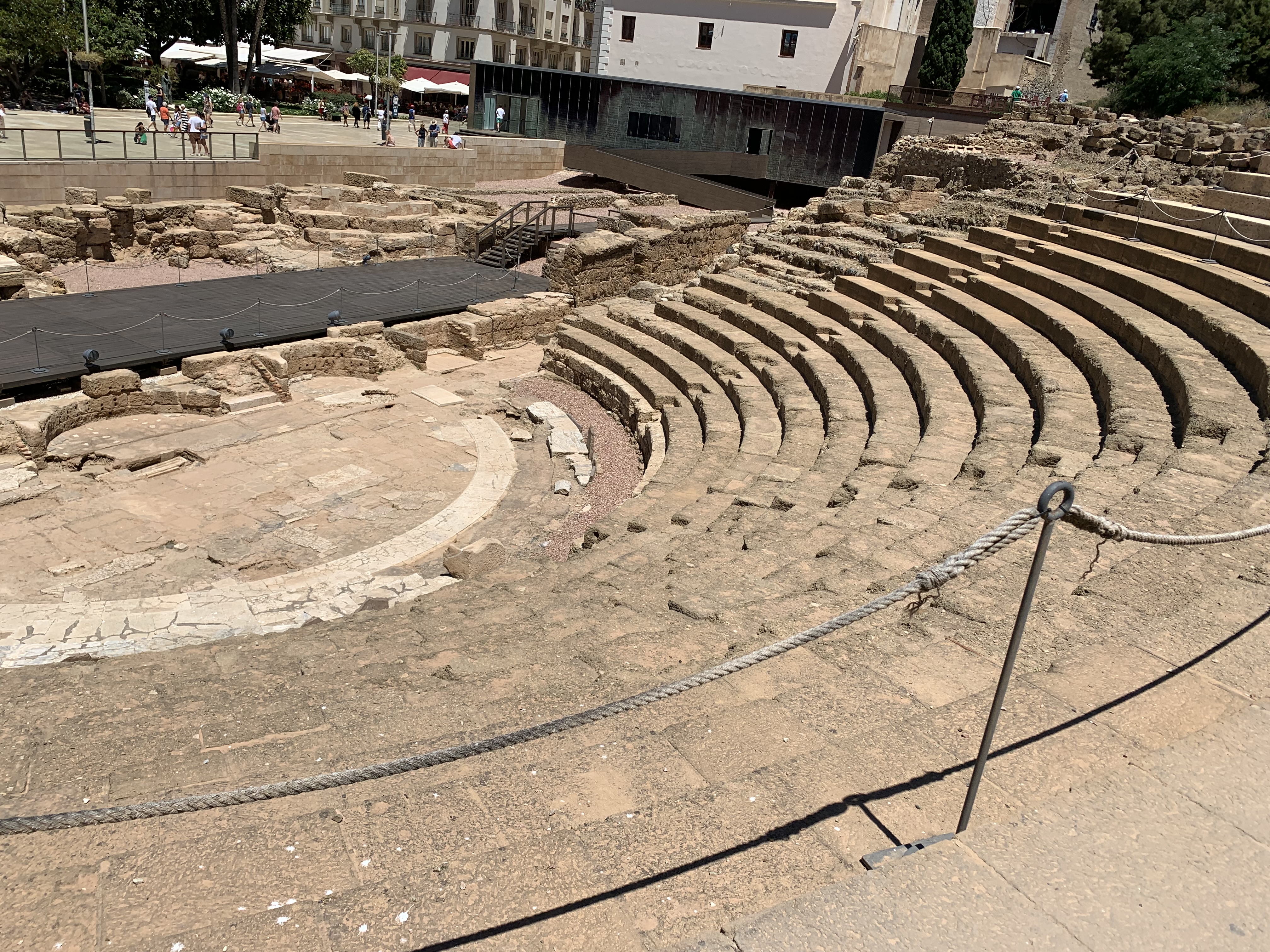 Foto de un anfiteatro en Málaga