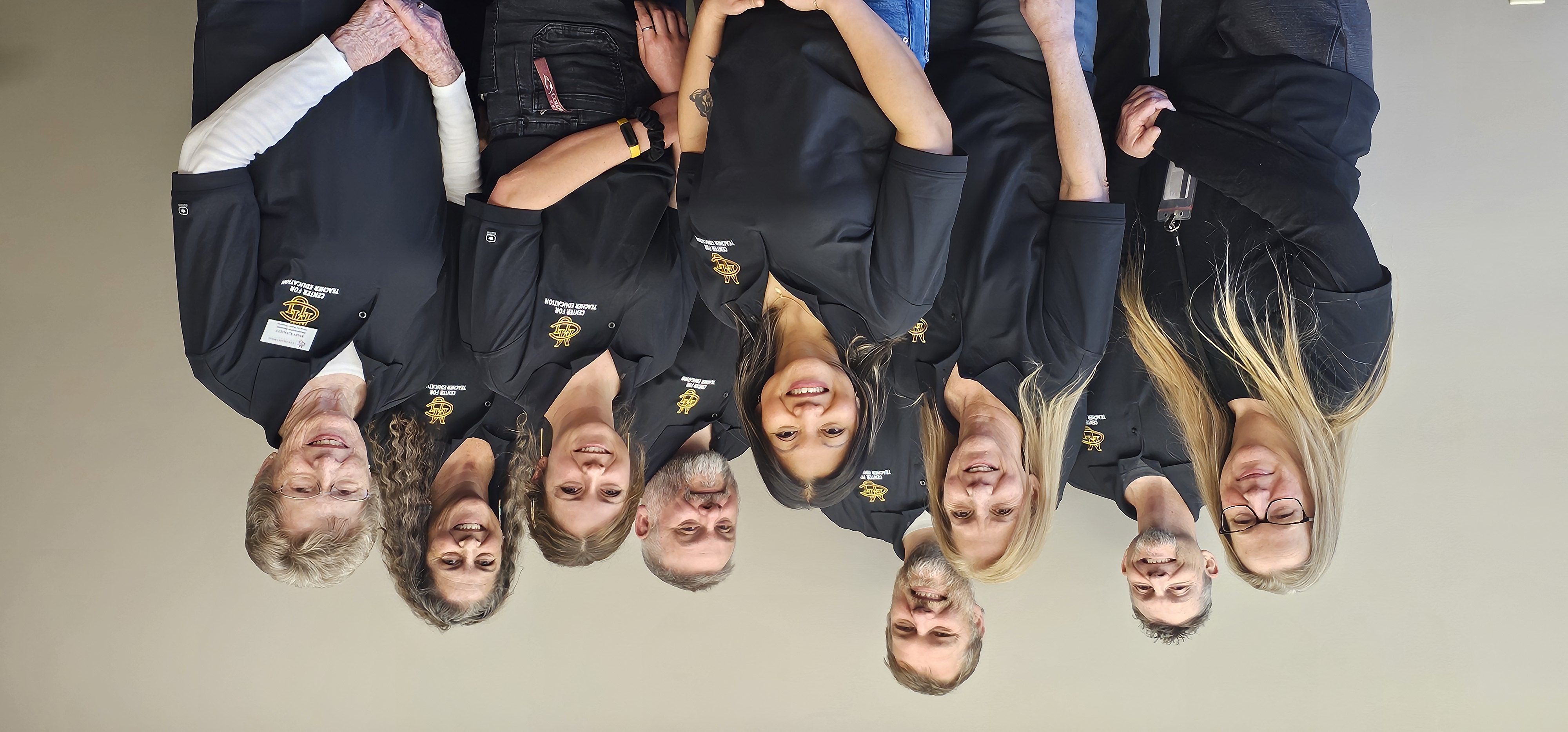 Faculty and staff group picture of the CTE