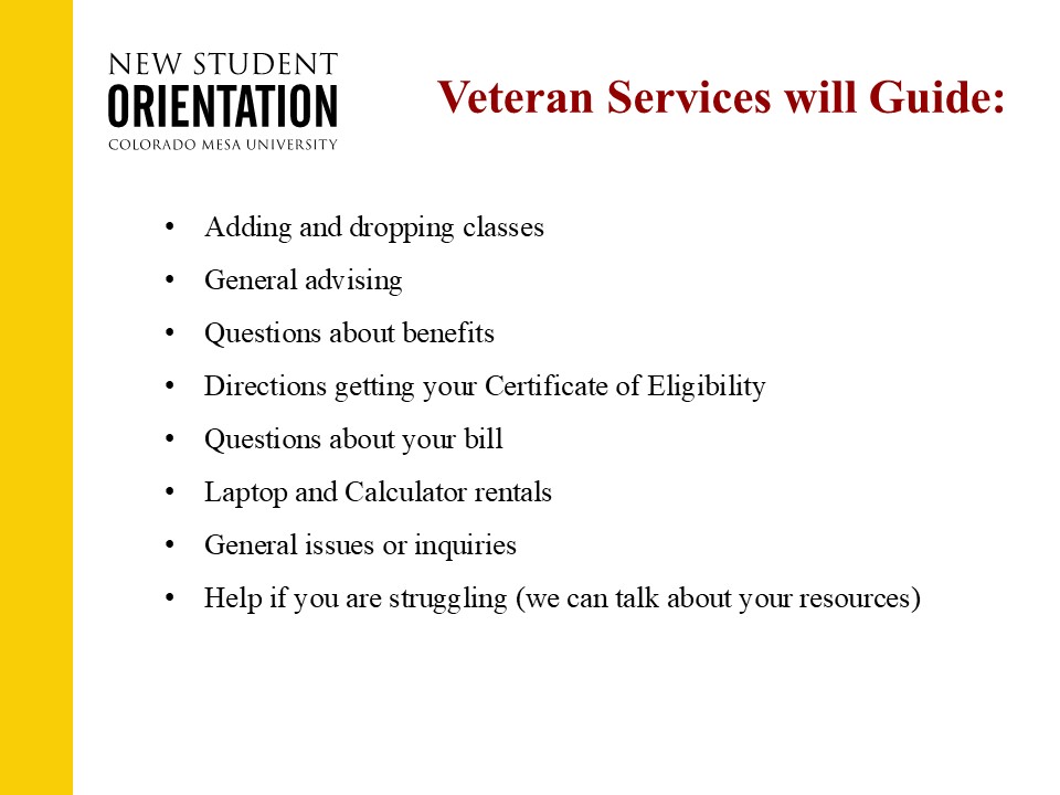 Veteran Services Scope