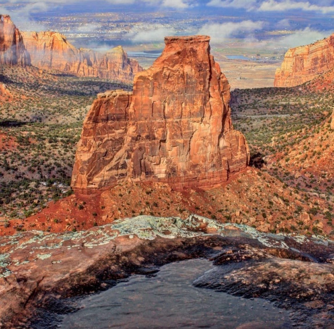 Breathtaking high desert canyons of the Colorado National Monument