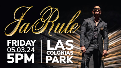 Ja Rule on Friday May 3 at 5pm in Las Colonias Park